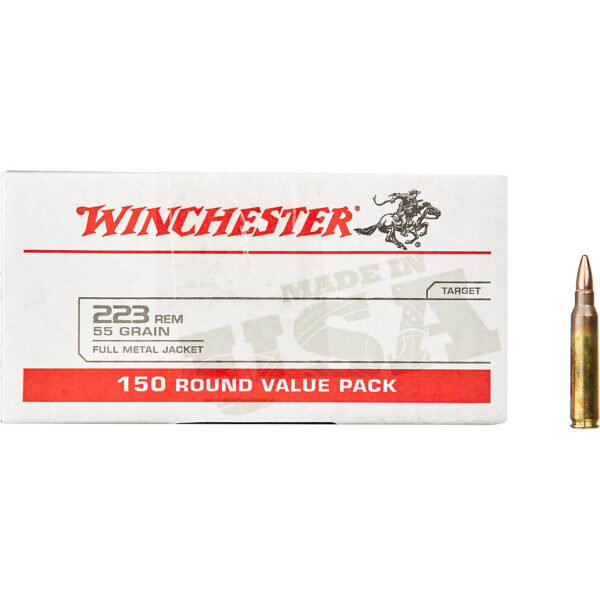 223 ammo Winchester 55-Grain FMJ Rifle 500 Rds